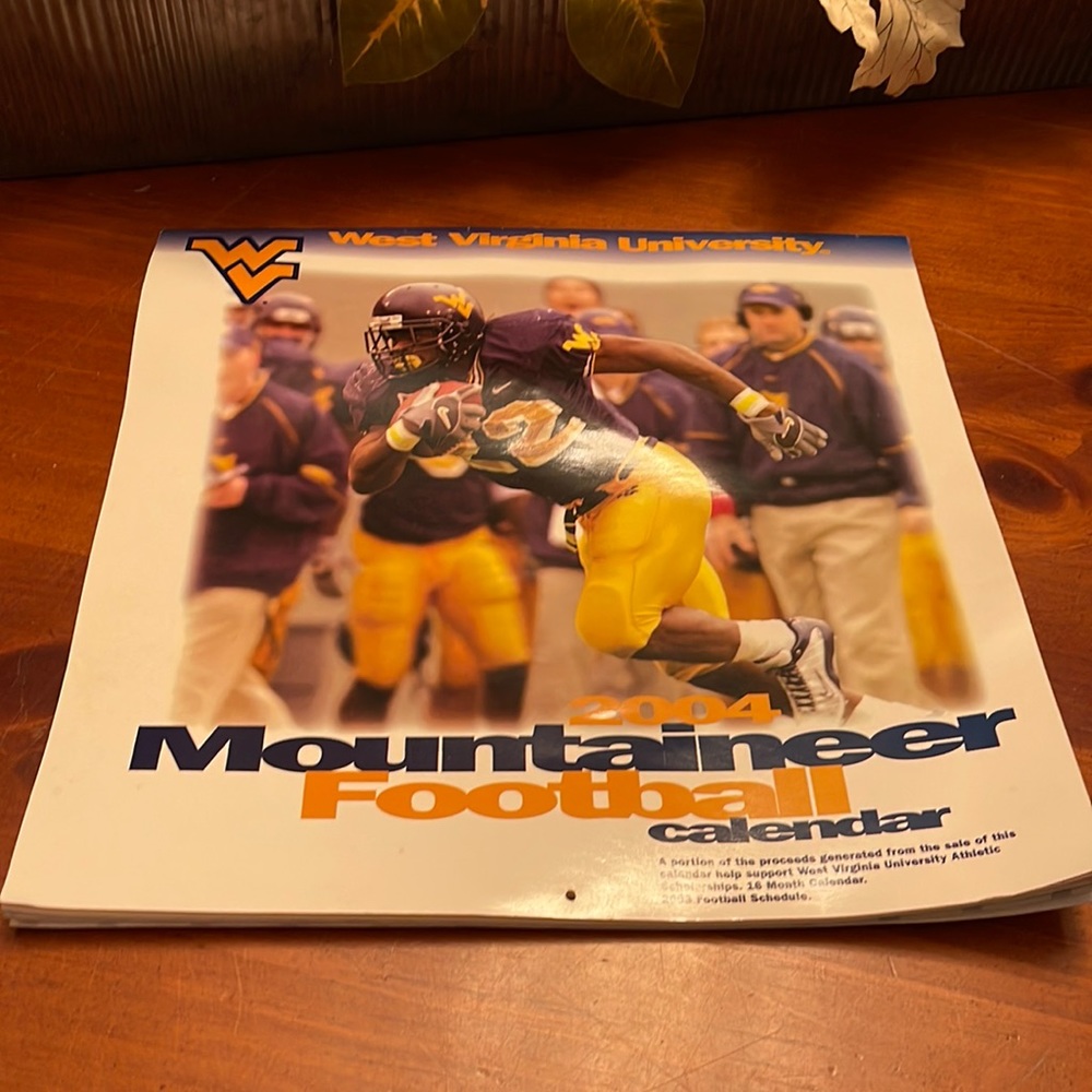 2004 West Virginia University Mountaineer Football Calendar